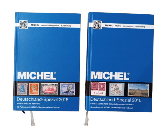 Katalog Michel Deutschland Spezial 20162016, Tom 1 i 2. Kolorowy tekst. 180 zł + wysyłka. Stan jak nowe